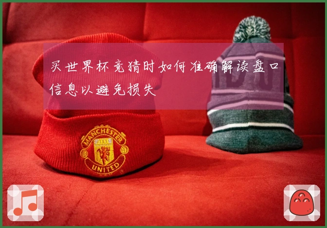 买世界杯竞猜时如何准确解读盘口信息以避免损失