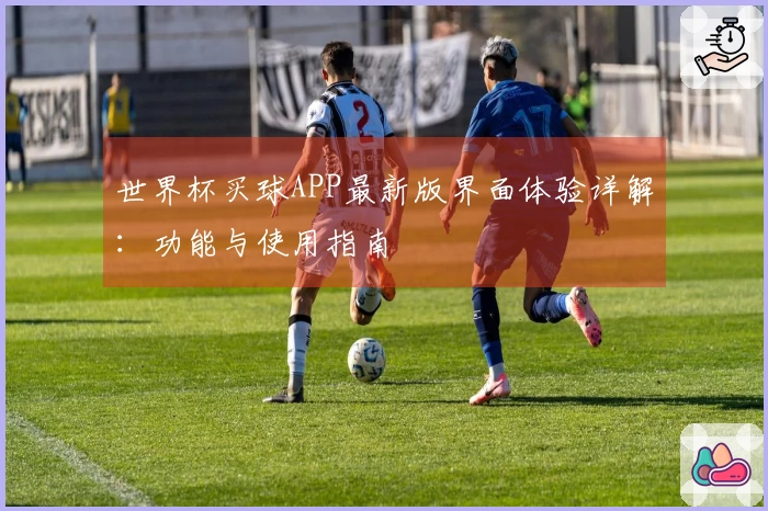 世界杯买球APP最新版界面体验详解：功能与使用指南